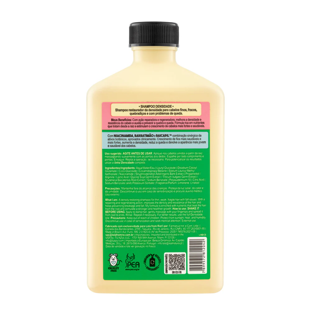 Lola From Rio Densidade Shampoo 250ml - shampoo densificante - Image 4