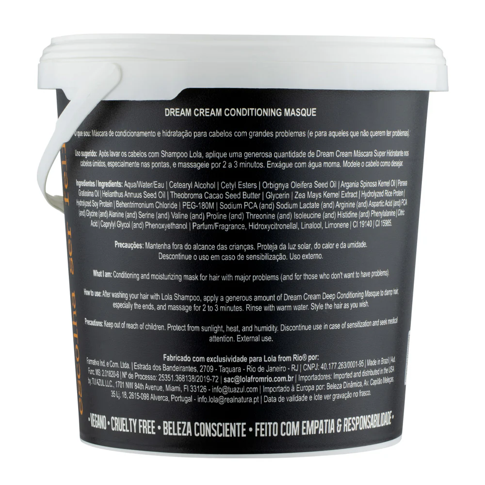 Lola From Rio Dream Cream 3000gr - maschera super idratante capelli indisciplinati - Image 2