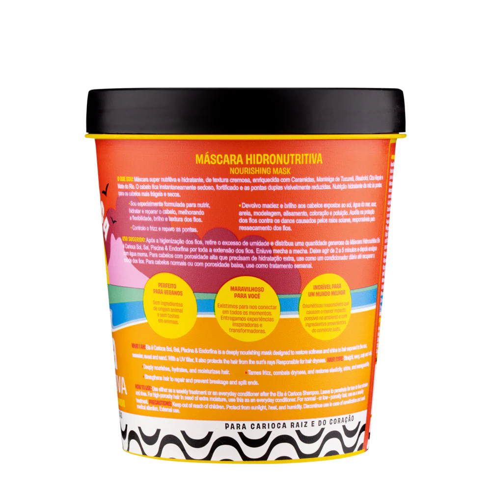 Lola From Rio Ela É Carioca Máscara Hidronutritiva 450gr - maschera nutriente - Image 2