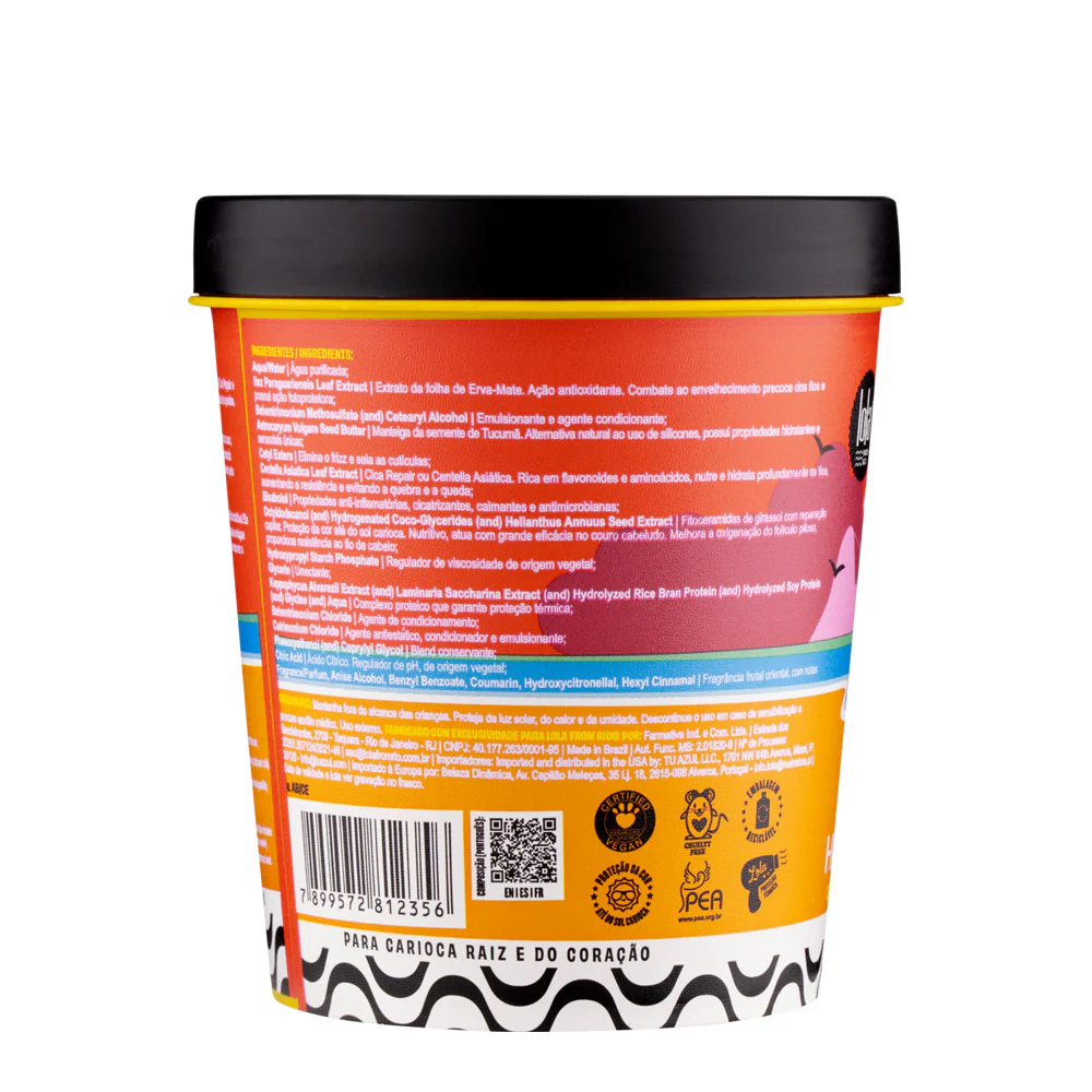 Lola From Rio Ela É Carioca Máscara Hidronutritiva 450gr - maschera nutriente - Image 3