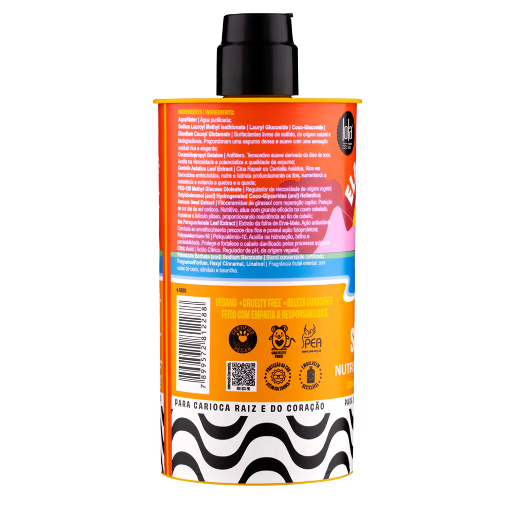 Lola From Rio Ela É Carioca Shampoo Nutritivo Revitalizante 500ml - shampoo nutriente rivitalizzante - Image 2