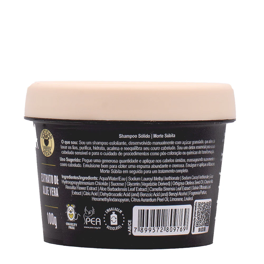 Lola From Rio Morte Súbita Shampoo Sólido 100gr - shampoo solido purificante - Image 4