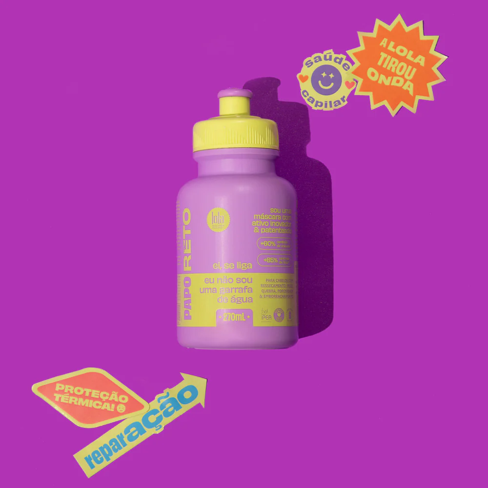 Lola From Rio Papo Reto Mascara Fluida 270ml  - maschera riparazione molecolare - Image 2