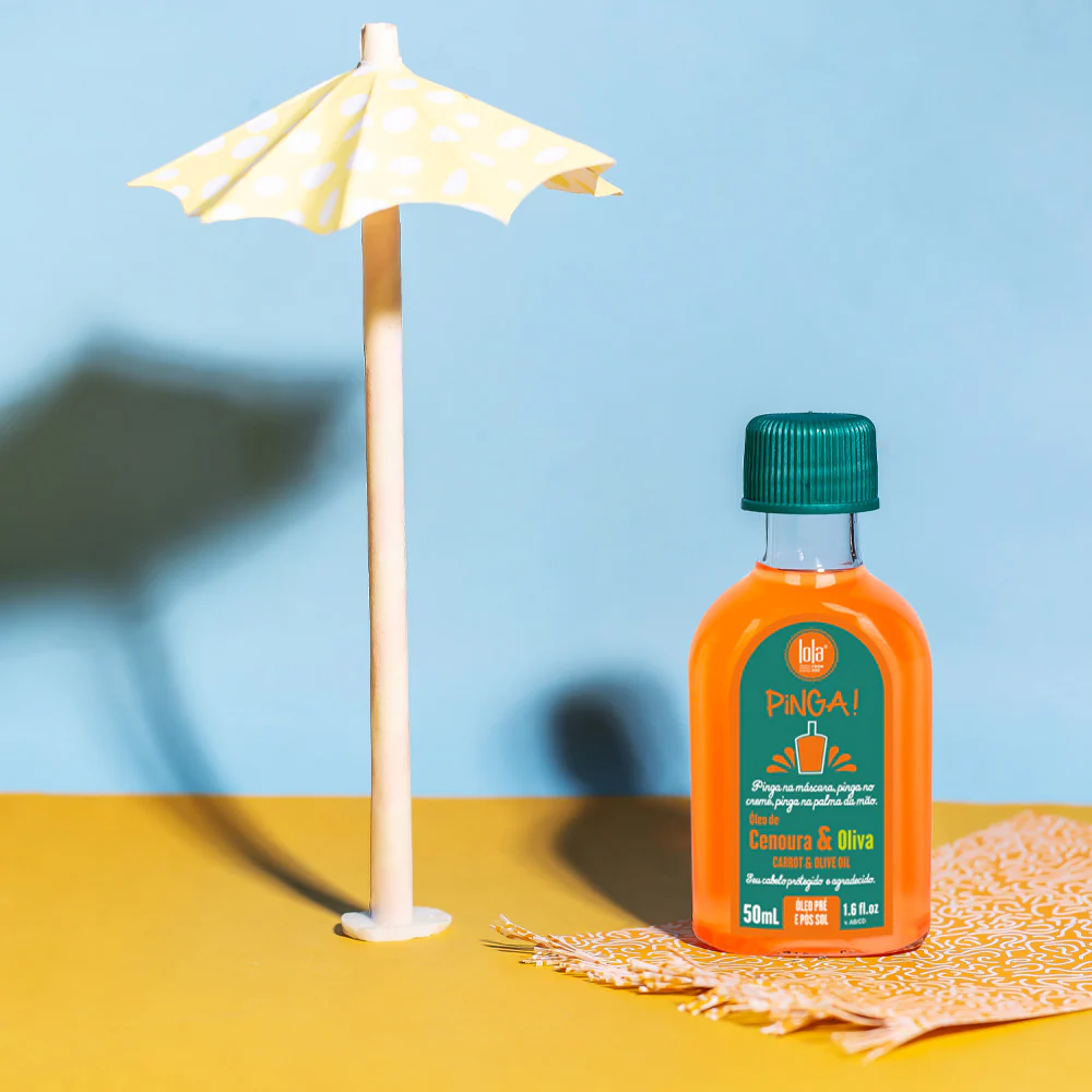 Lola From Rio Pinga Cenoura & Oliva 50ml - olio termoprotettore e raggi UV - Image 2