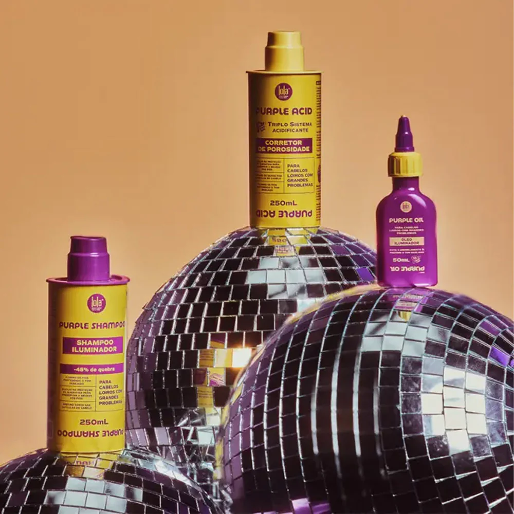 Lola From Rio Purple Acid Corrector De Porosidade 250ml - trattamento ristrutturante capelli biondi - Image 3