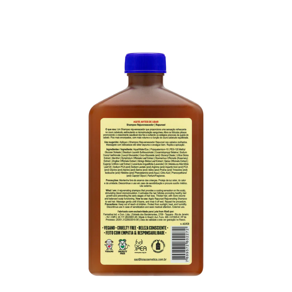 Lola From Rio Rapunzel Shampoo Rejuvenescedor 250ml - shampoo anticaduta - Image 6