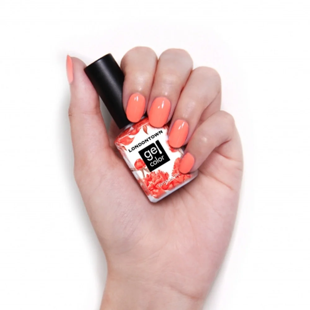 Londontown Gel Color Flashback 12ml - smalto semipermanente arancione acceso - Image 2