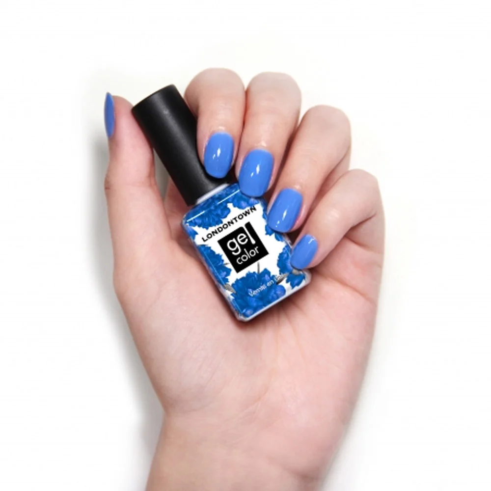 Londontown Gel Color Poolside Dreams 12ml - smalto semipermanente azzurro brillante - Image 2