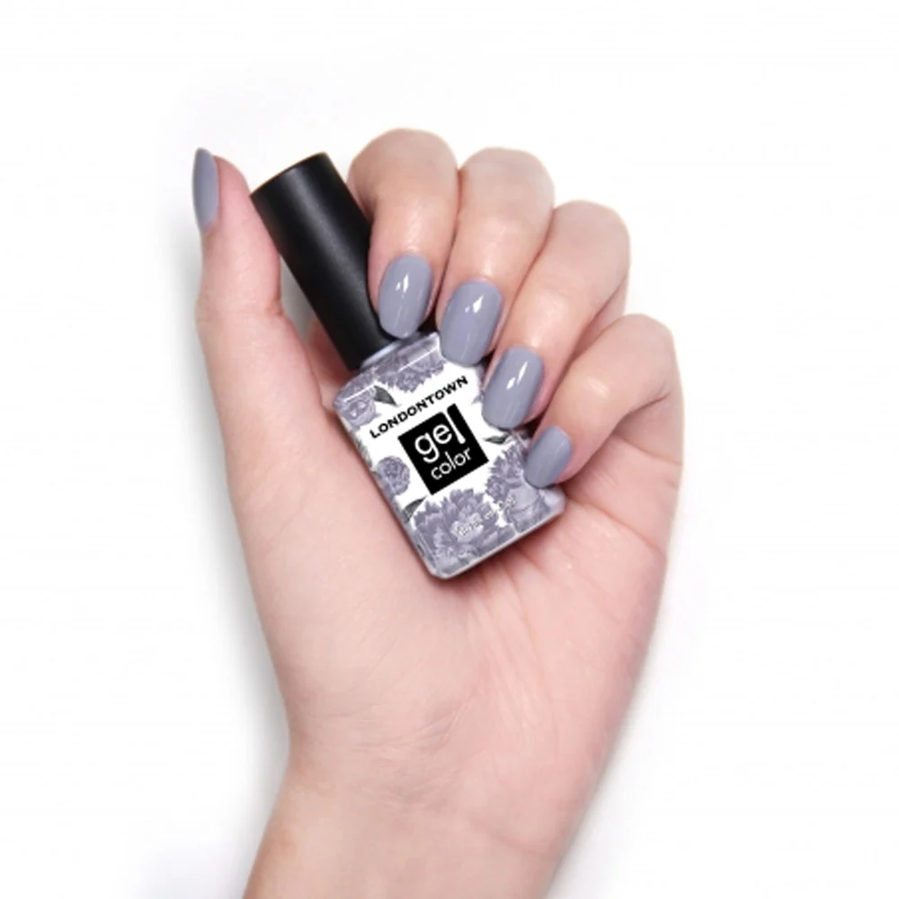 Londontown Gel Color Silver Birch 12ml - smalto semipermanente grigio chiaro - Image 2