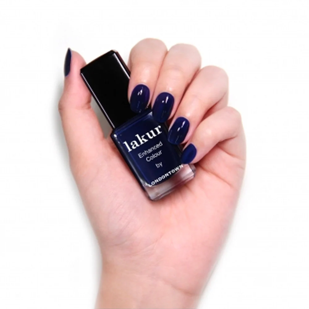 Londontown Lakur Nail Lacquer Buckingham Blue 12ml - smalto vegano - Image 2