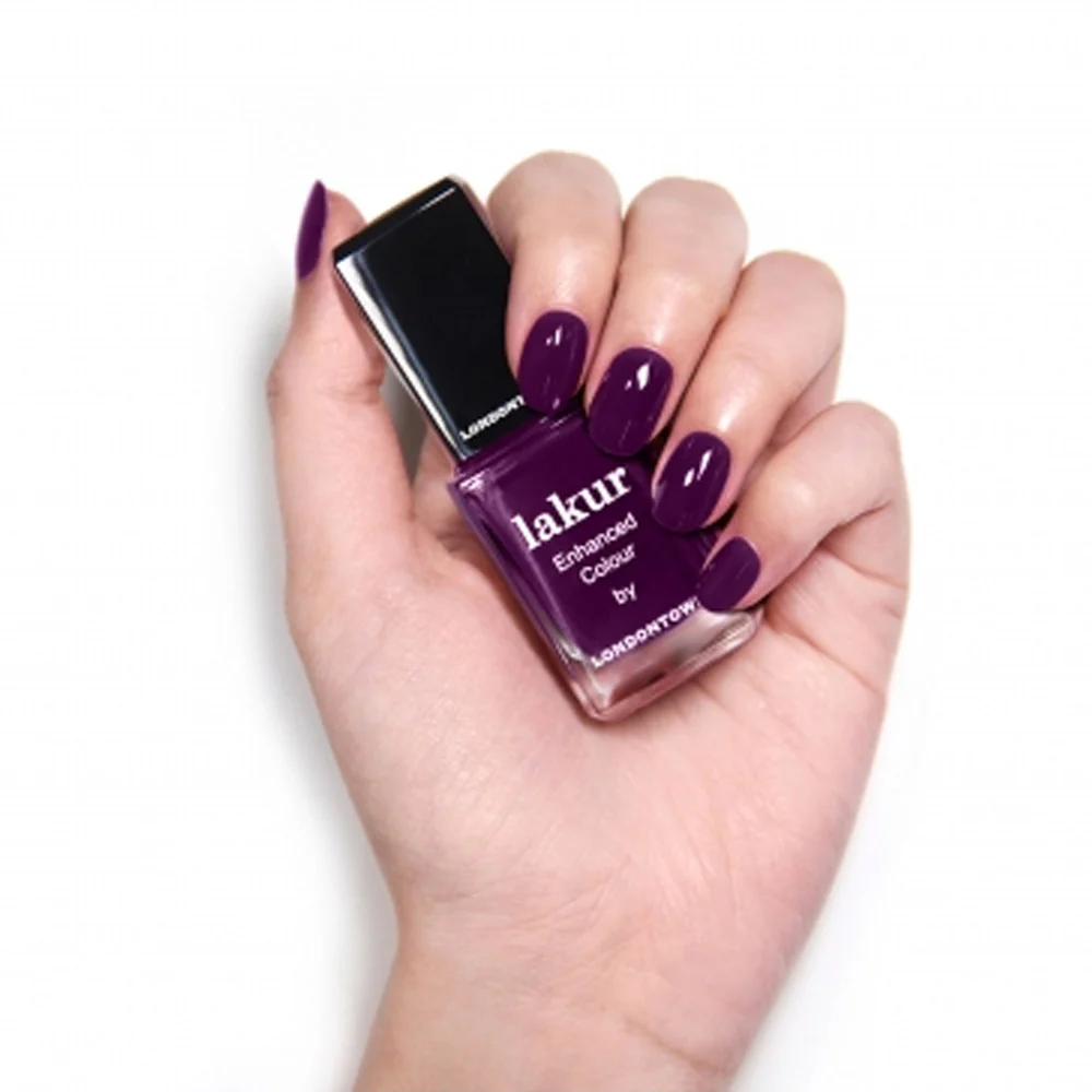 Londontown Lakur Nail Lacquer Portobello Plum 12ml - smalto vegano - Image 2
