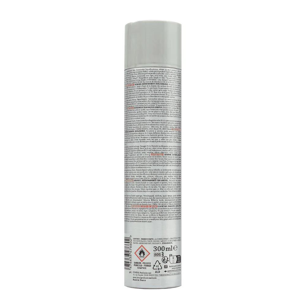 L'Oreal Hairspray Infinium Pure Strong 300ml - lacca inodore tenuta forte - Image 2