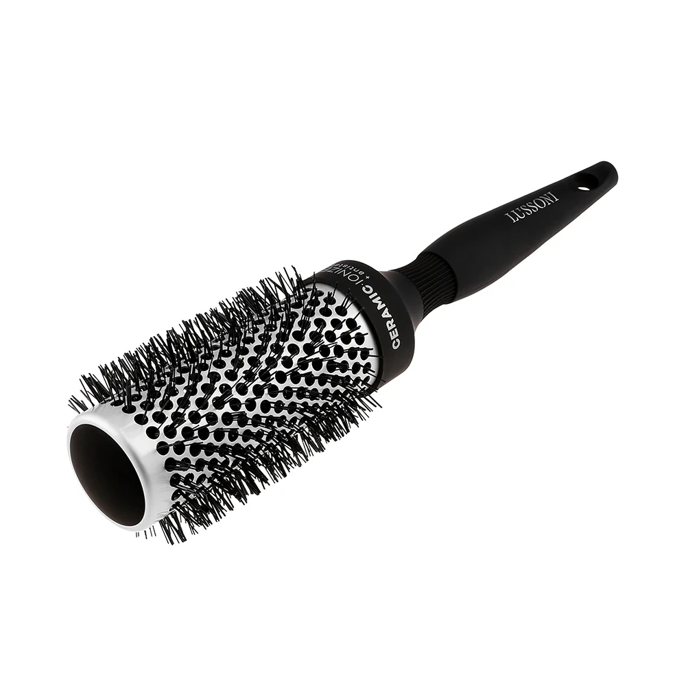 Lussoni Haircare Brush C&S Round Silver Styling 43mm - spazzola tonda - Image 3