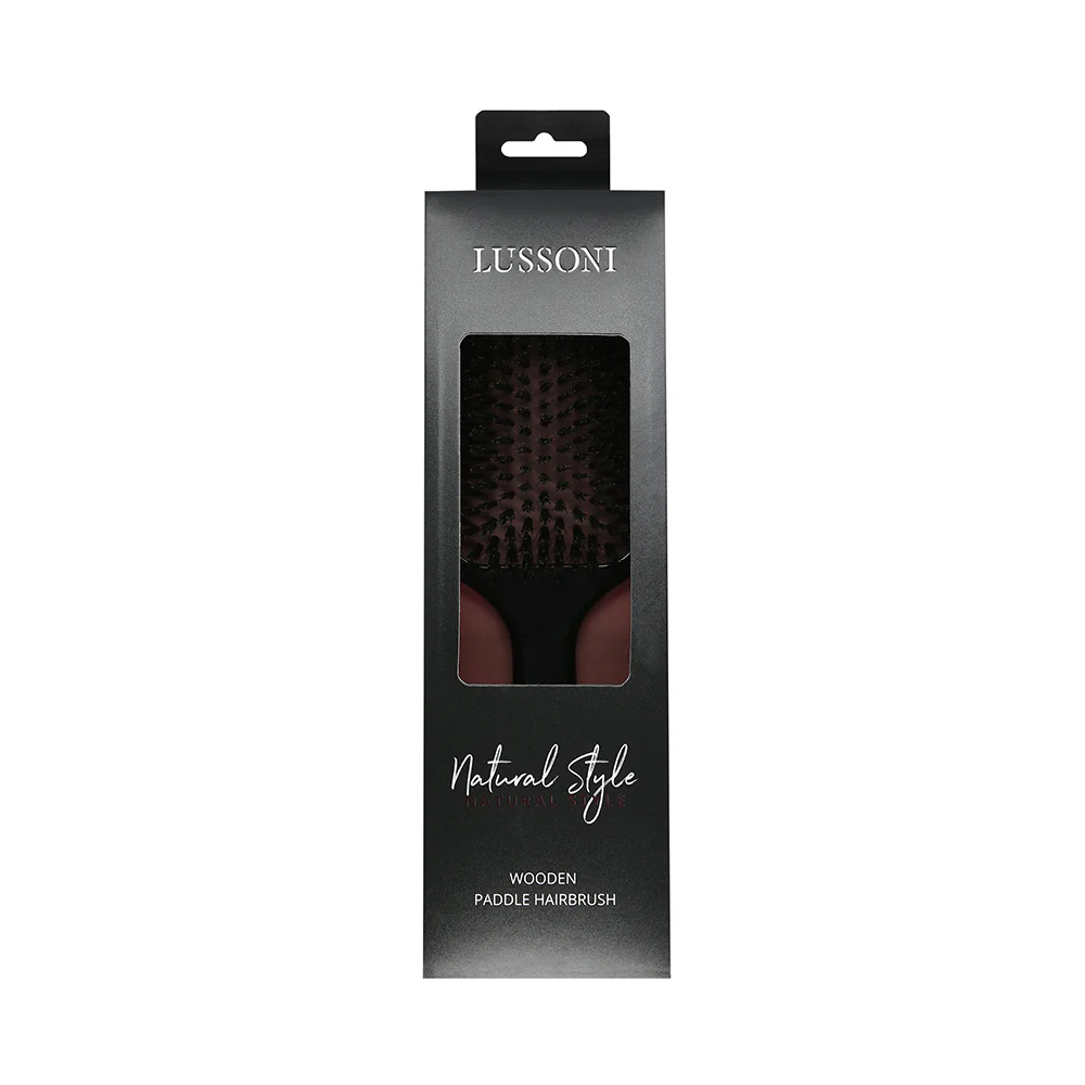 Lussoni Haircare Brush Natural Style Paddle - spazzola piatta - Image 2