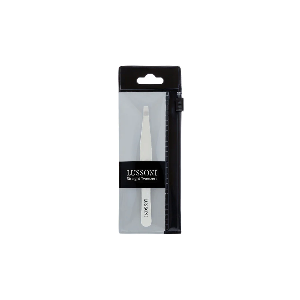 Lussoni Make Up Straight Tweezers 9.4cm - pinzette dritte per sopracciglia - Image 3