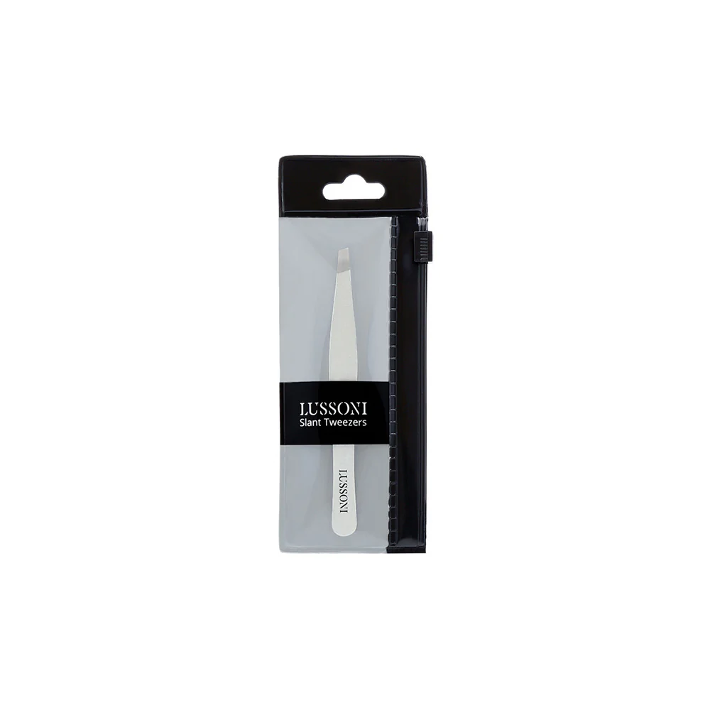 Lussoni Make Up Tweezers Slat 9,4cm - pinzette oblique per sopracciglia - Image 3