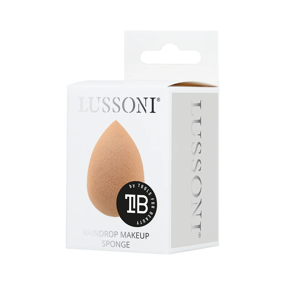 Lussoni Makeup Beige Raindrop Sponge - spugna make up a goccia - Image 3