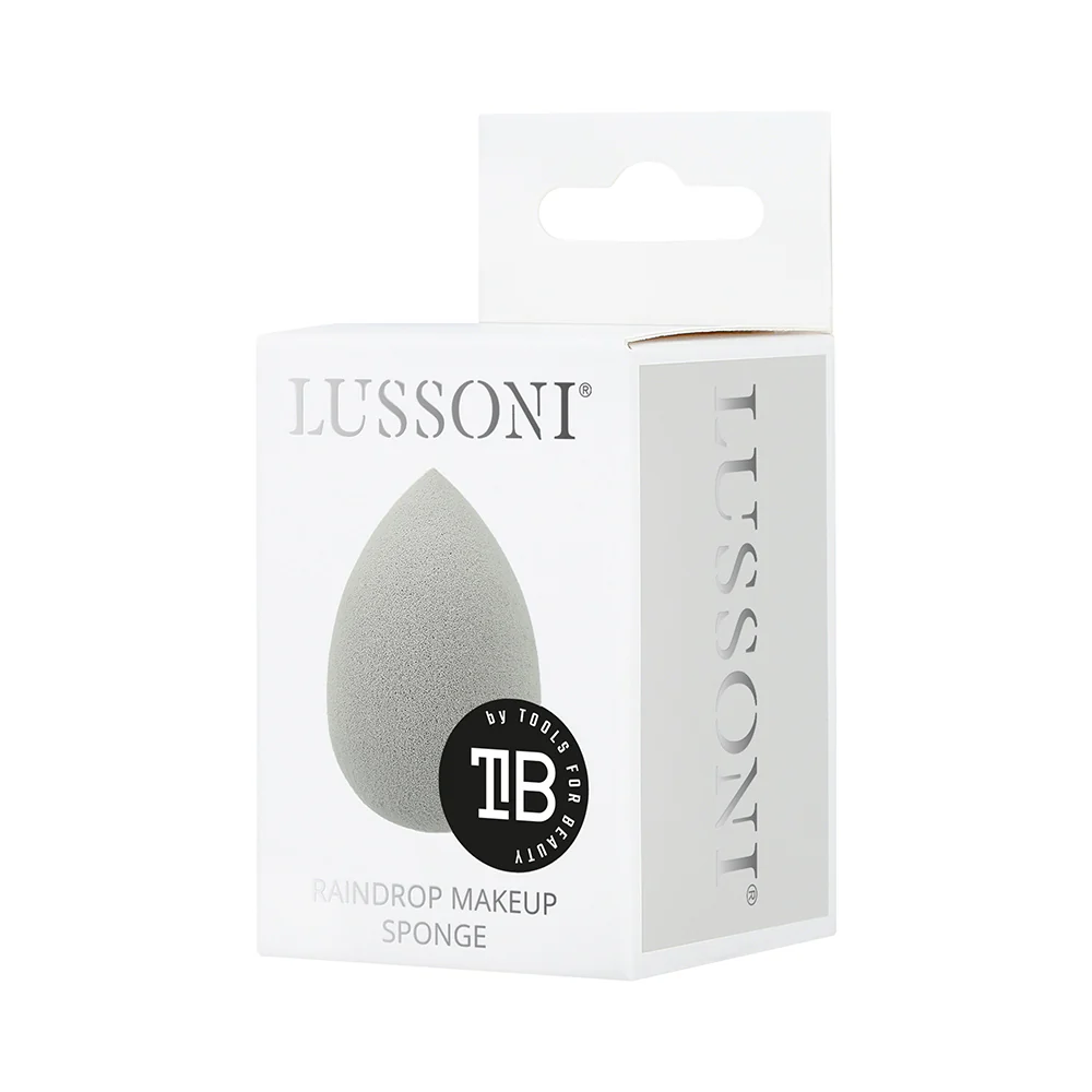 Lussoni Makeup Grey Raindrop Sponge - spugna make up a goccia - Image 3
