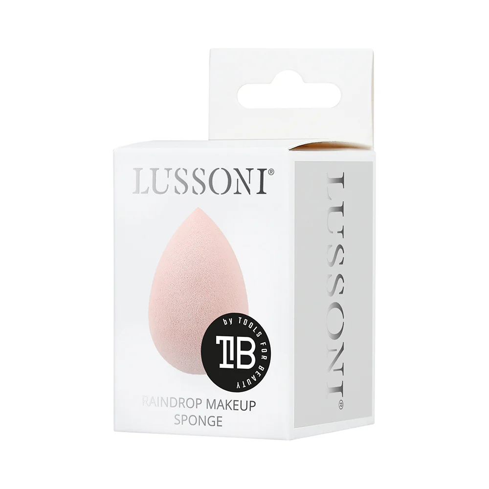 Lussoni Makeup Pink Raindrop Sponge - spugna make up a goccia color rosa - Image 3