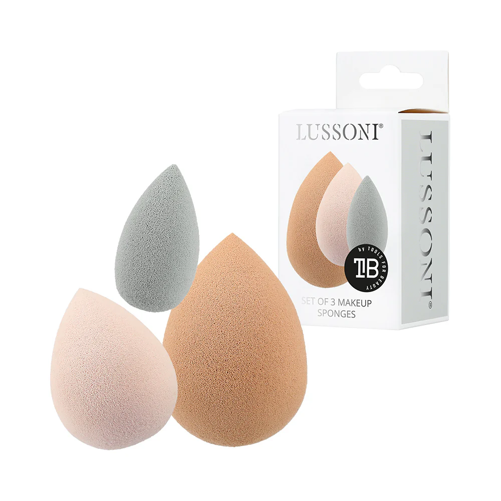 Lussoni Makeup Sponges 3pz - spugne make up a goccia - Image 2