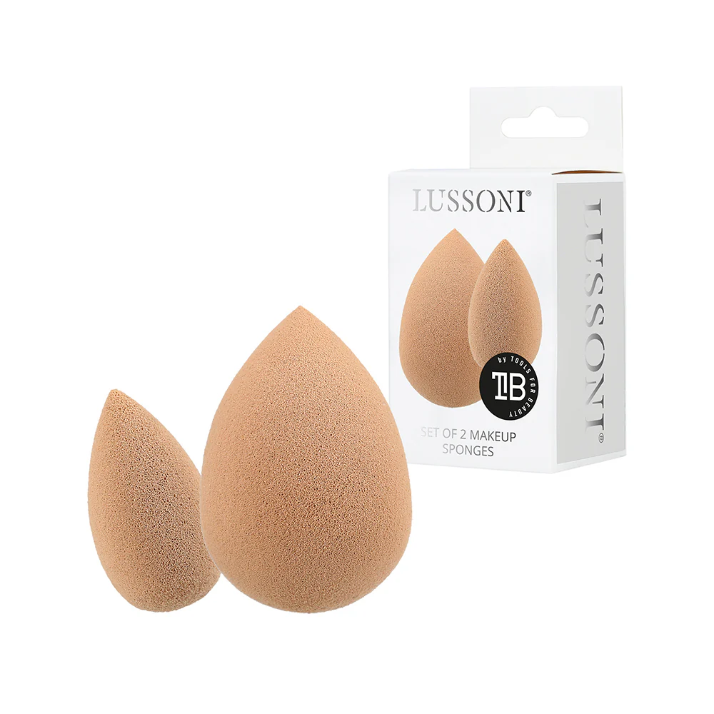 Lussoni Makeup Sponges Mini and Large 2pz - spugne make up a goccia - Image 2