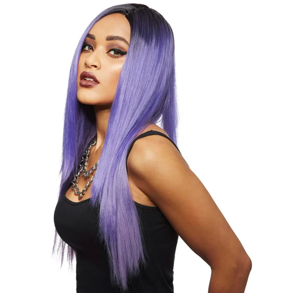 Manic Panic Amethyst Ombre Super Vixen Wig - parrucca viola con radice nera - Image 2