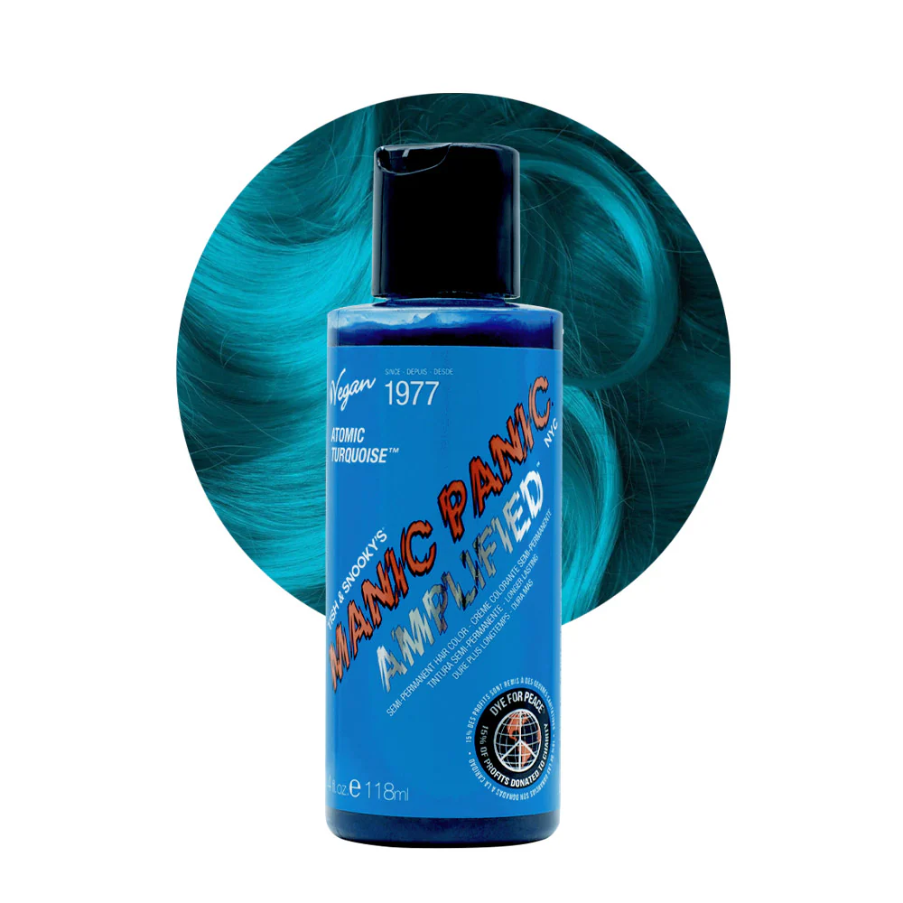 Manic Panic Amplified Cream Formula Atomic Turquoise 118ml - colore semipermanente a lunga durata