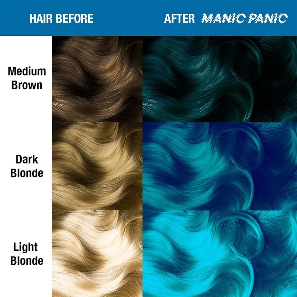 Manic Panic Amplified Cream Formula Atomic Turquoise 118ml - colore semipermanente a lunga durata - Image 2