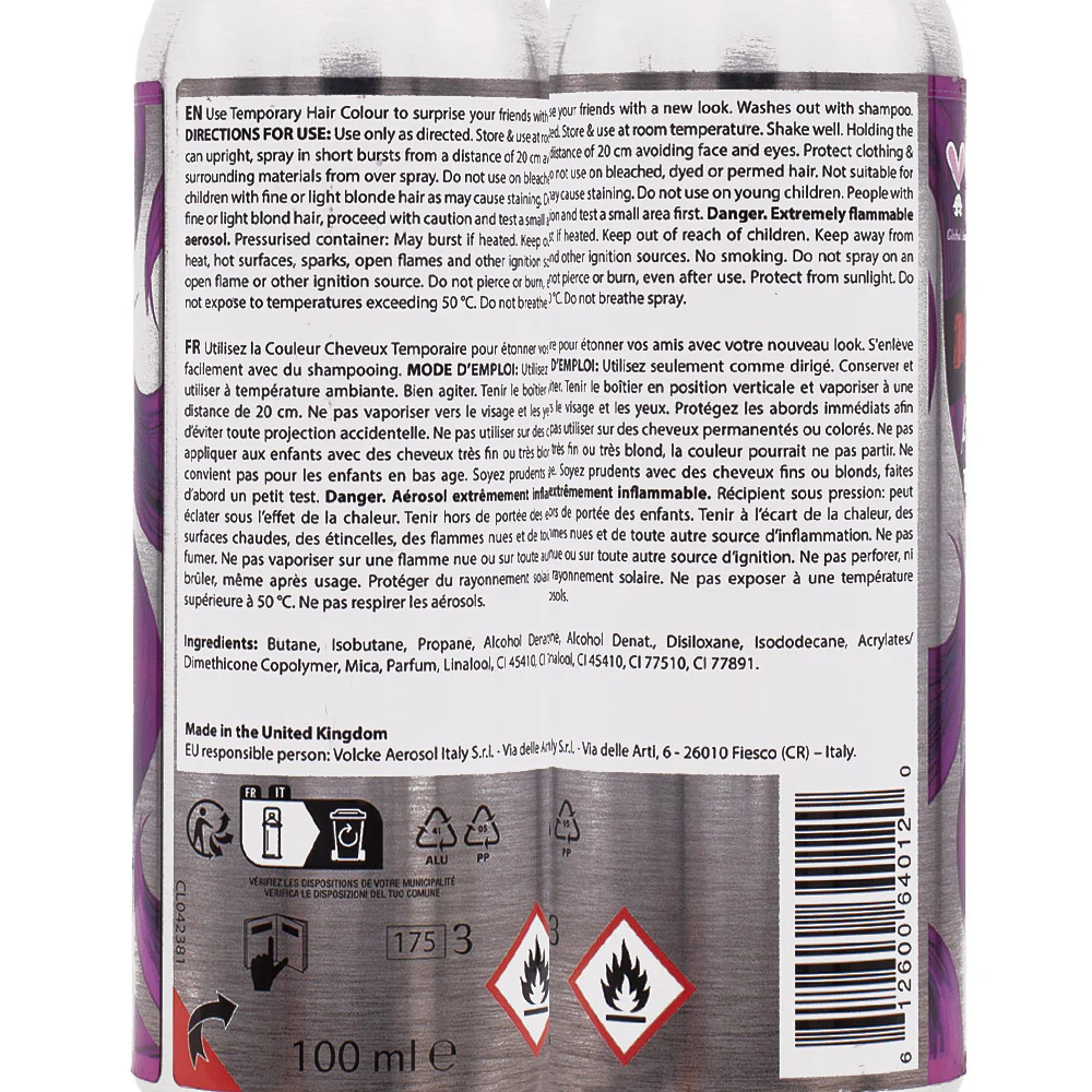 Manic Panic Amplified Spray-on Mystic Heather 100ml - colore spray temporaneo - Image 3