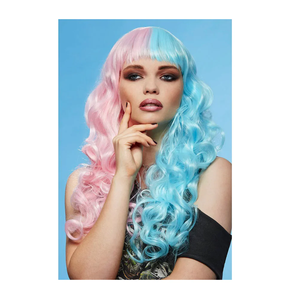 Manic Panic Cotton Candy Angel Siren Wig - parrucca azzurro rosa pastello - Image 2