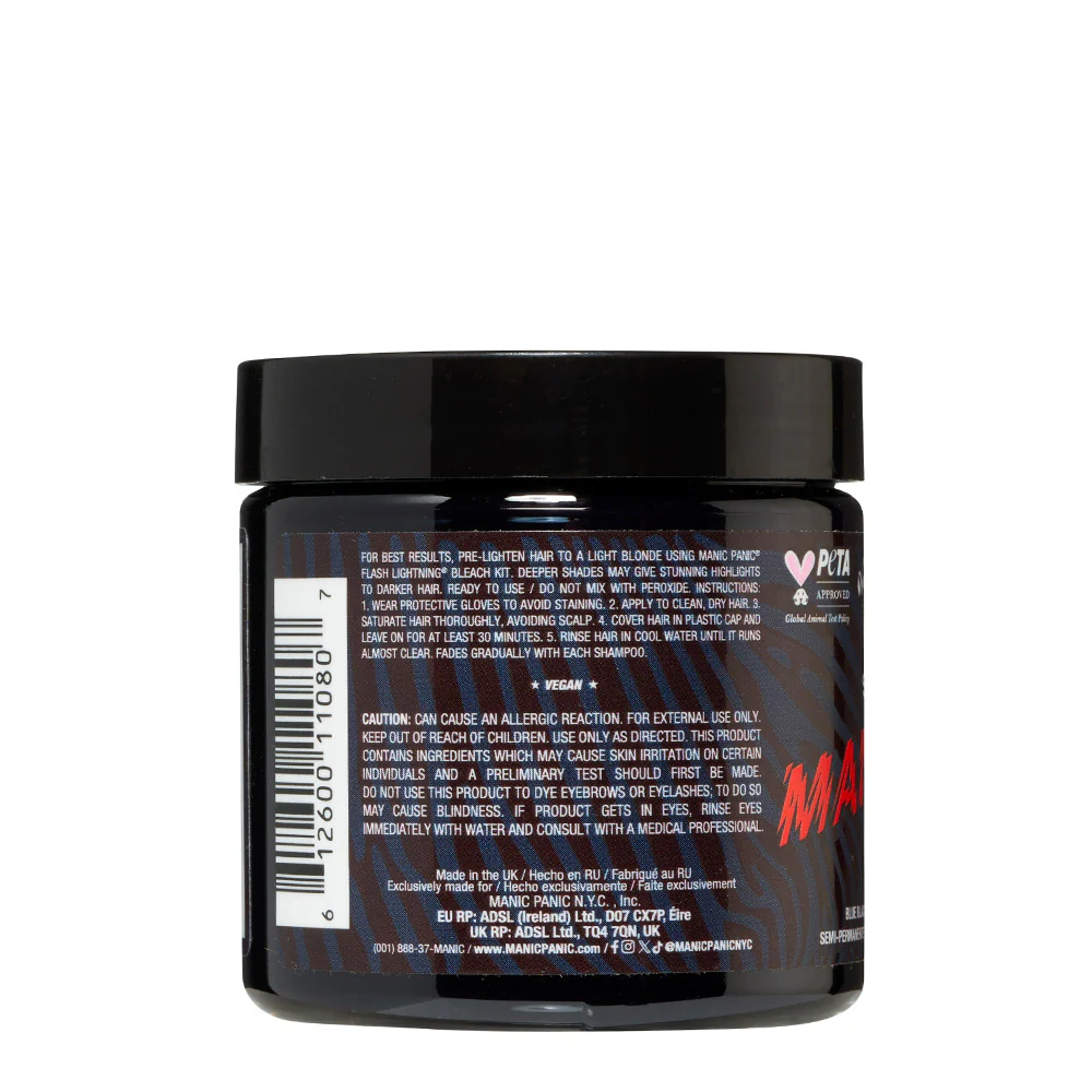 Manic Panic Supernaturals Blue Panther 118ml - crema colorante semipermanente - Image 4