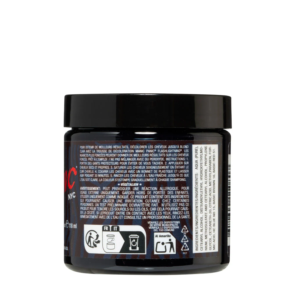 Manic Panic Supernaturals Blue Panther 118ml - crema colorante semipermanente - Image 5