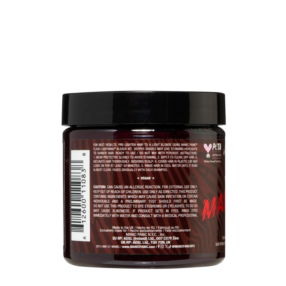 Manic Panic Supernaturals Cattail 118ml  - crema colorante semi permanente - Image 4