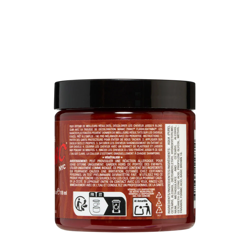 Manic Panic Supernaturals Tiger Eye 118ml - crema colorante semipermanente - Image 4