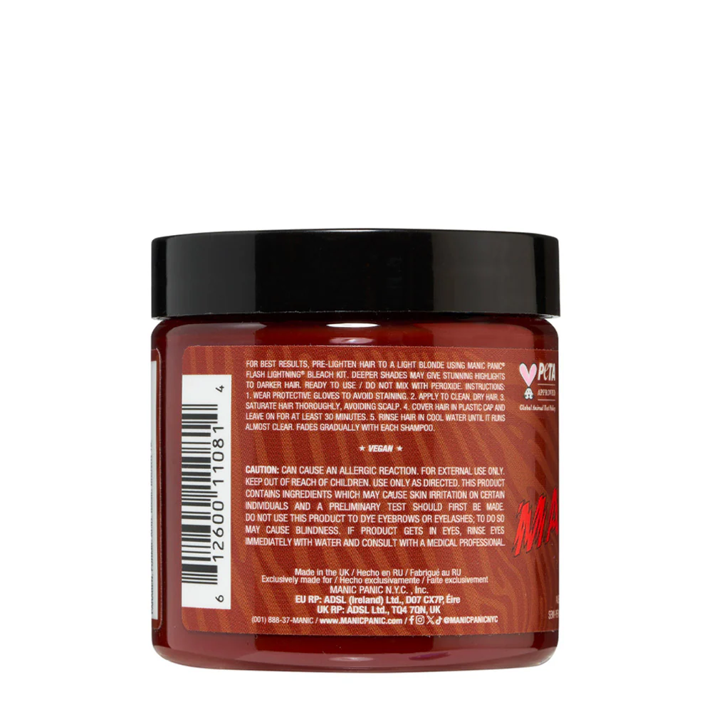 Manic Panic Supernaturals Tiger Eye 118ml - crema colorante semipermanente - Image 5