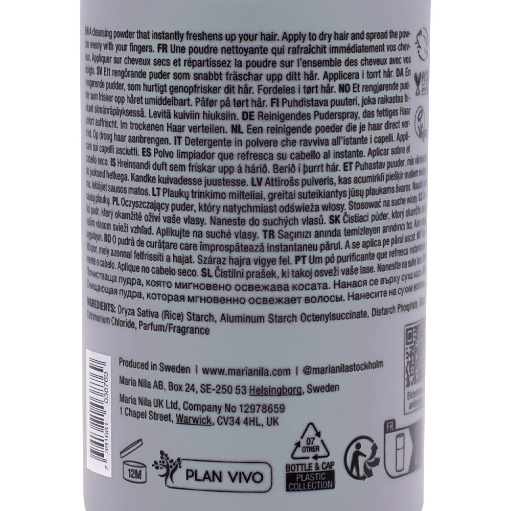 Maria Nila Cleansing Powder 60ml - polvere purificante volumizzante - Image 2