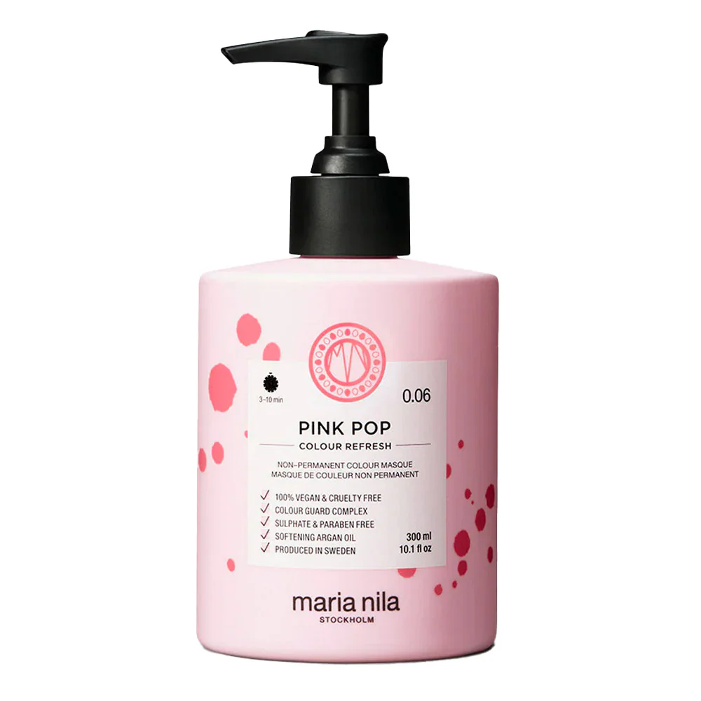 Maria Nila Colour Refresh Pink Pop 300ml - maschera colorata