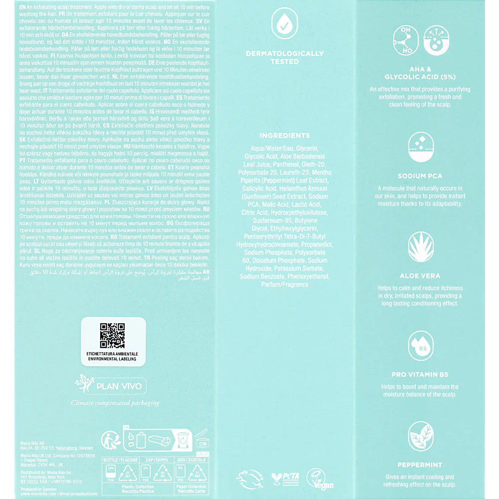 Maria Nila Purifying Cleanse Exfoliating Serum 150ml - siero esfoliante - Image 2