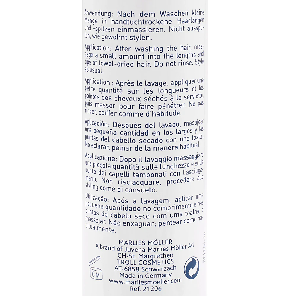 Marlies Möller Lamellar Repair Mask 50ml - maschera ristrutturante - Image 2