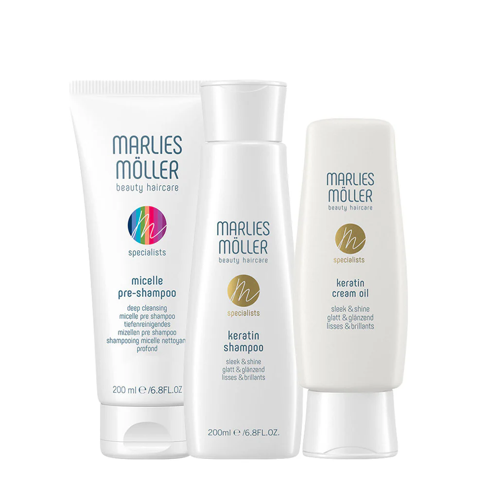 Marlies Möller Micelle Pre-Shampoo 200ml Shampoo 200ml Cream Oil 100ml