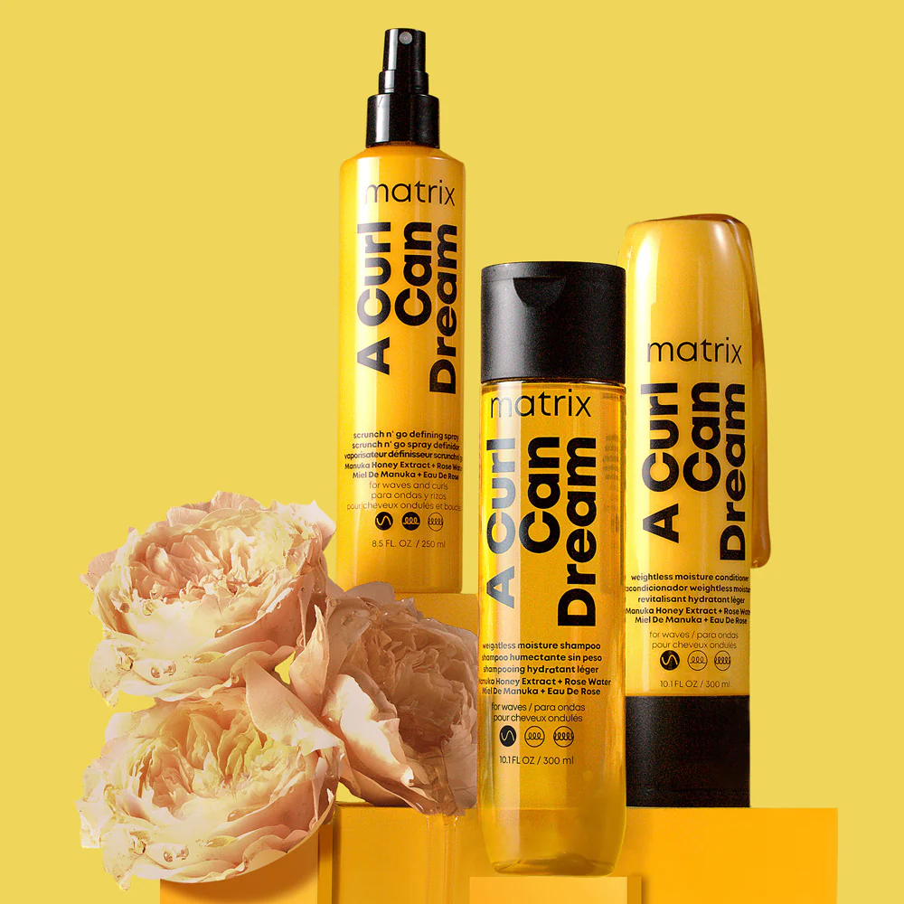 Matrix A Curl Can Dream Weightless Moisture Shampoo 300ml Conditioner 300ml Leave-In 250ml - Image 3
