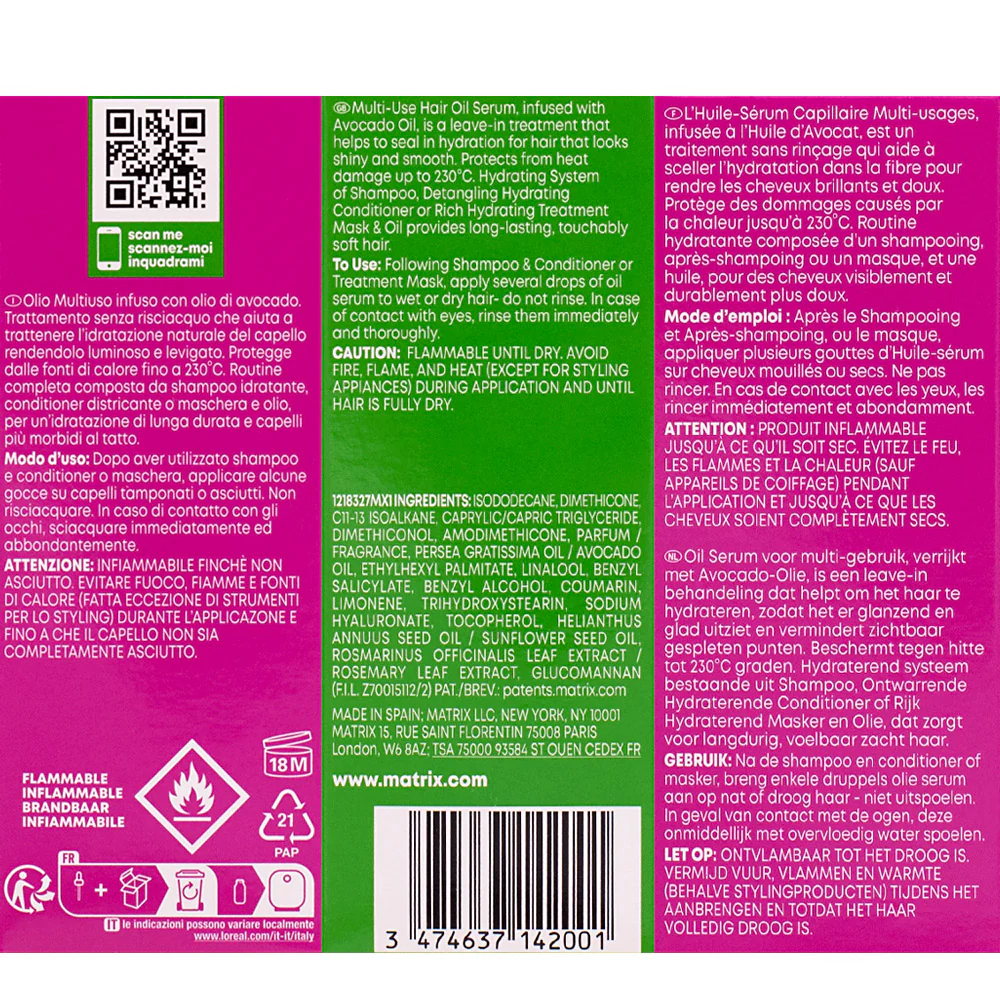 Matrix Food For Soft Oil 50ml - olio multi-uso idratante - Image 7
