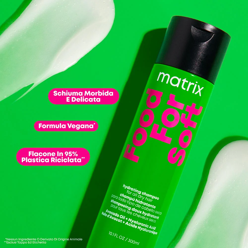 Matrix Food For Soft Shampoo 300ml - shampoo idratante - Image 8