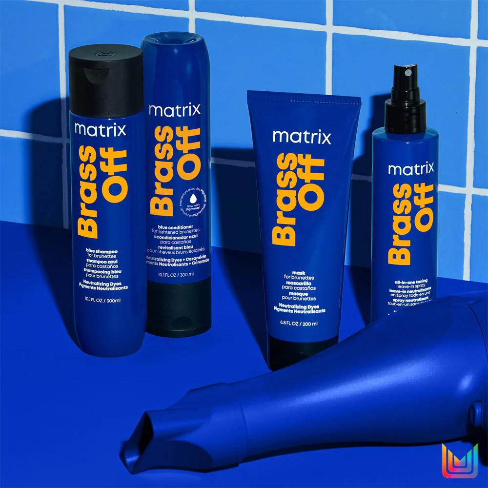 Matrix Haircare Brass Off Blue Conditioner 300ml - balsamo anti arancio - Image 3