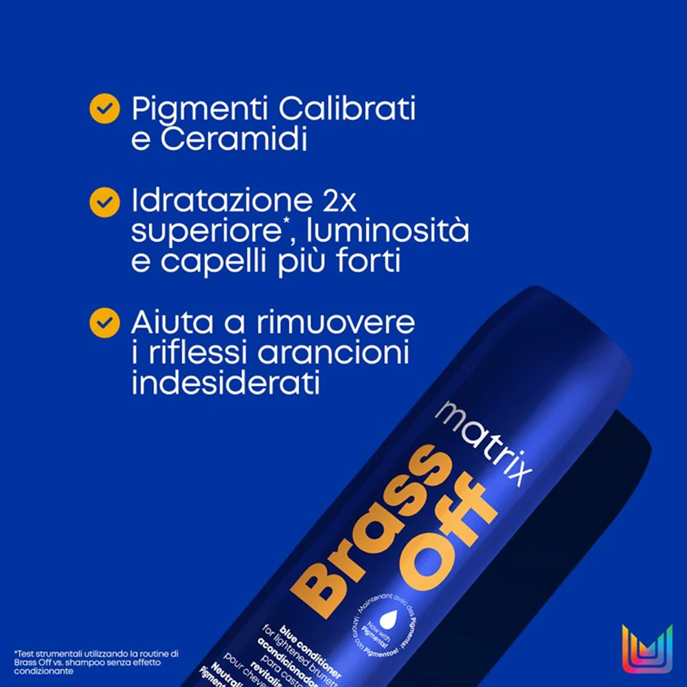 Matrix Haircare Brass Off Blue Conditioner 300ml - balsamo anti arancio - Image 4