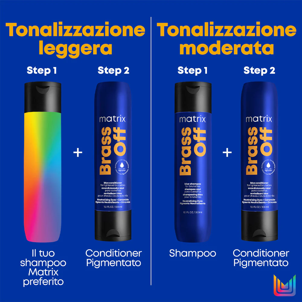 Matrix Haircare Brass Off Blue Conditioner 300ml - balsamo anti arancio - Image 7