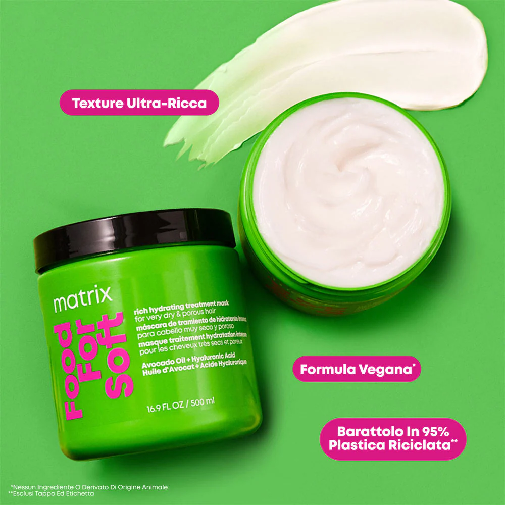 Matrix Haircare Food For Soft Mask 75ml - maschera idratante capelli secchi e porosi - Image 6