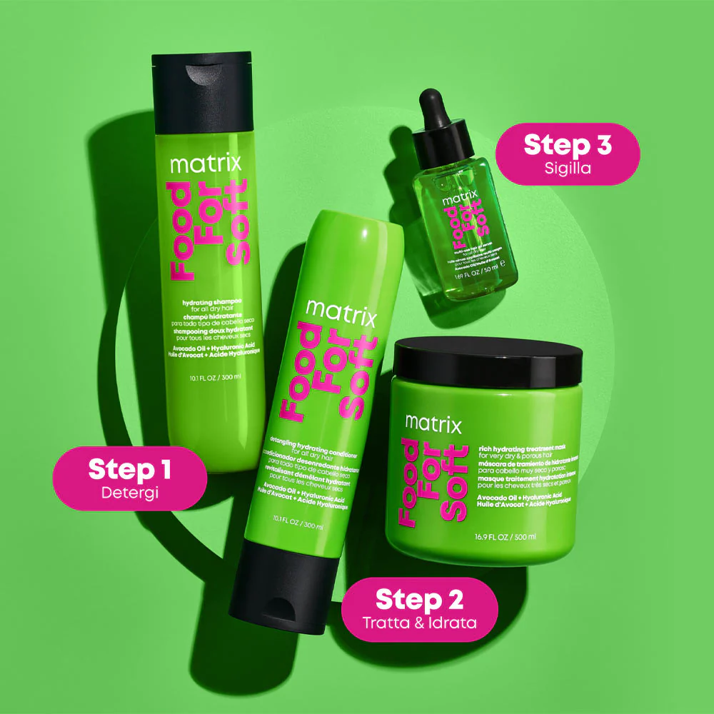 Matrix Haircare Food For Soft Mask 75ml - maschera idratante capelli secchi e porosi - Image 7