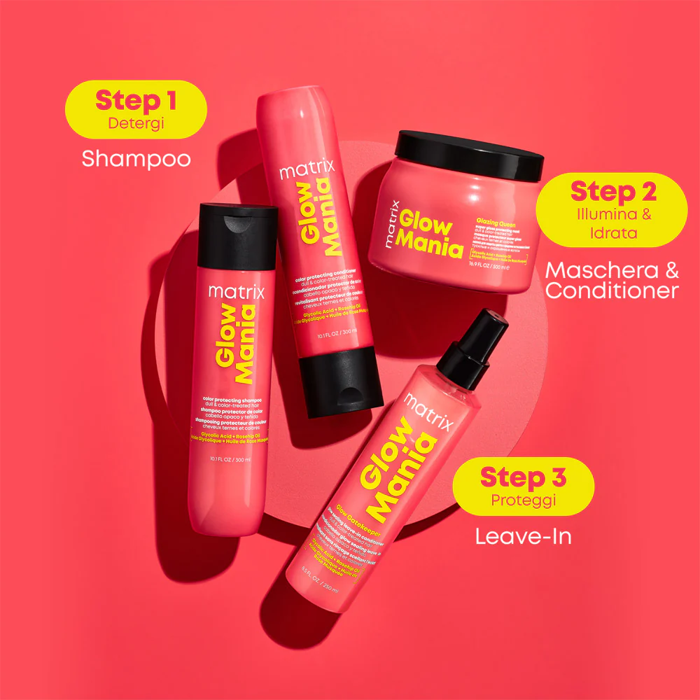 Matrix Haircare Glow Mania Leave In 250ml - trattamento leave-in capelli spenti e colorati - Image 7