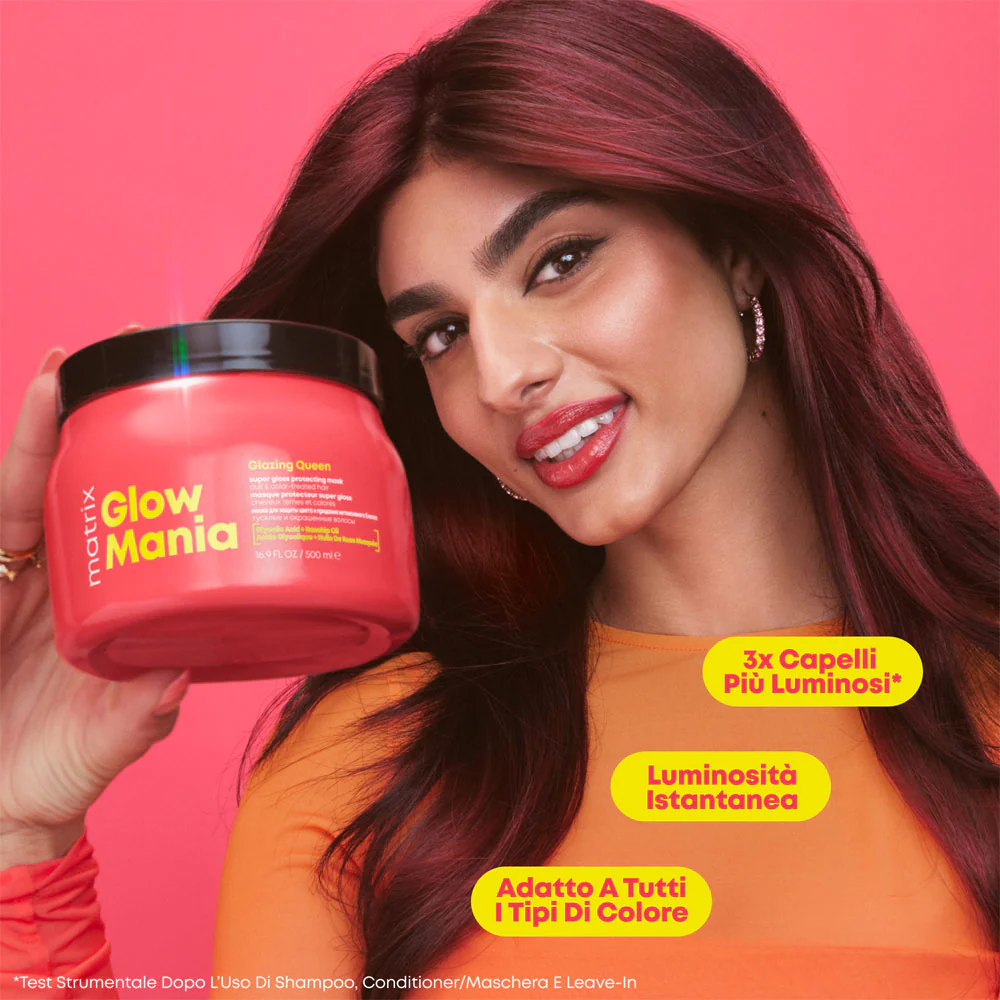 Matrix Haircare Glow Mania Mask 500ml - maschera capelli spenti e colorati - Image 3